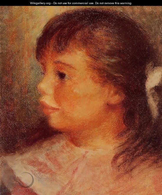 Portrait of a Girl 1 - Pierre Auguste Renoir