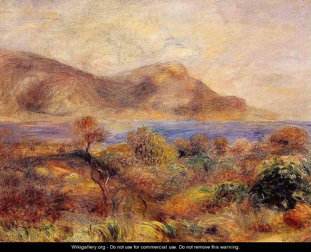 Mediterranean Landscape - Pierre Auguste Renoir
