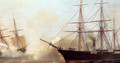 Sea fight - Edouard Manet