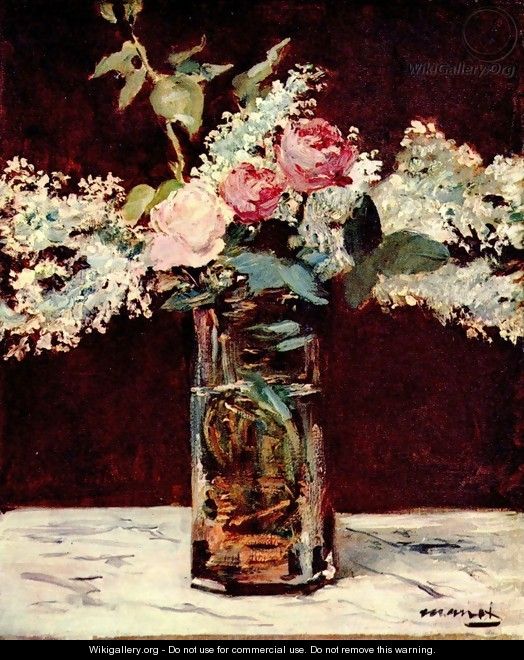 Roses et Lilas 1883 - Edouard Manet