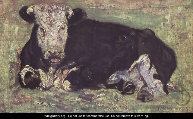 Vache allongée 1883 - Vincent Van Gogh
