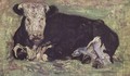 Vache allongée 1883 - Vincent Van Gogh