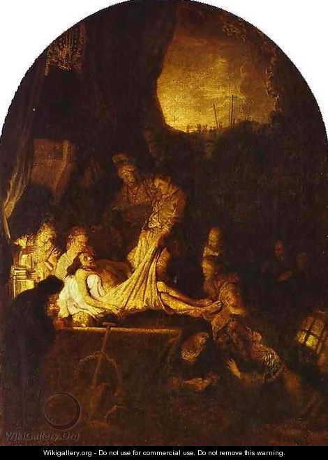 The Entombment - Rembrandt Van Rijn