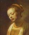 Portrait of a Young Girl - Rembrandt Van Rijn