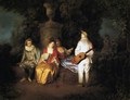 La Partie carrée - Jean-Antoine Watteau