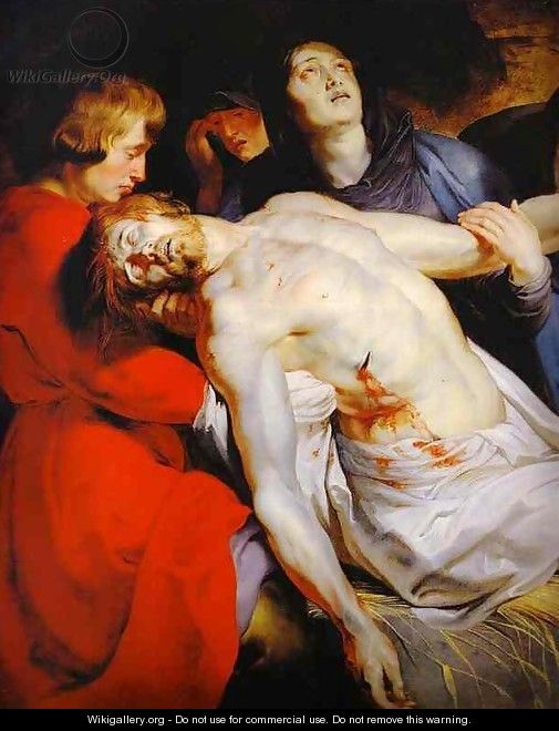 The Entombment (detail) - Peter Paul Rubens