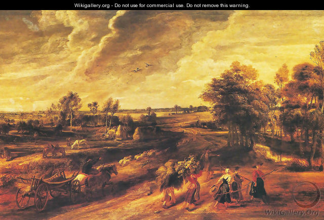 The return to the field - Peter Paul Rubens