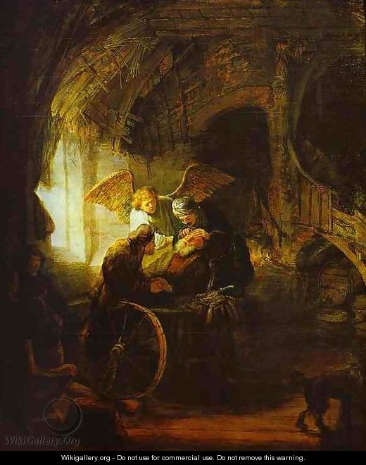 Tobias Returns Sight to His Father - Rembrandt Van Rijn