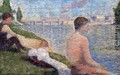 Bathing at Asnieres 5 - Georges Seurat