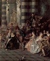 Les Plaisirs du bal (detail 1) - Jean-Antoine Watteau