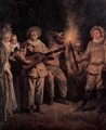 L'amour au théâtre italien (detail) - Jean-Antoine Watteau