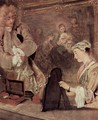 Gersaints Ladenschild (detail 3) - Jean-Antoine Watteau