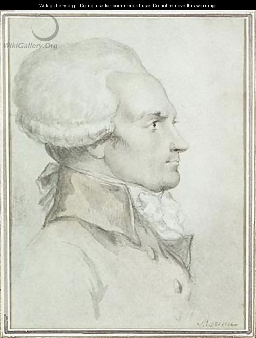Portrait of Maximilien de Robespierre 1758-94 - Jean-Michel Moreau