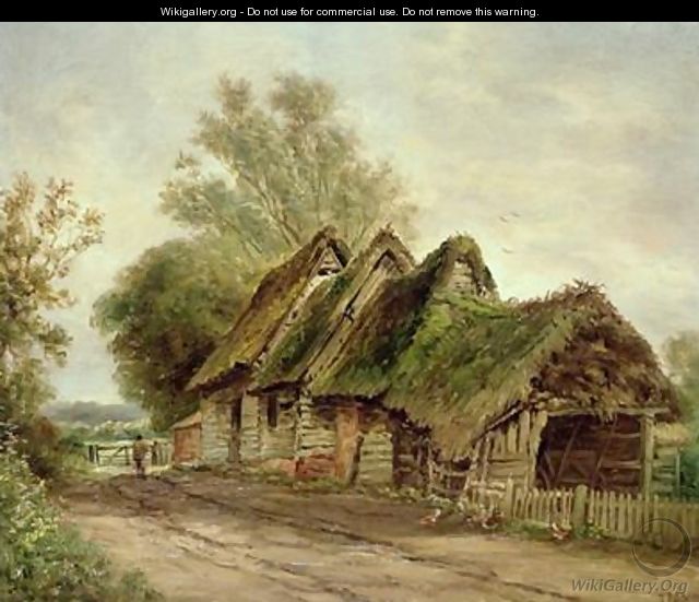 Barns at Flatford - John Moore