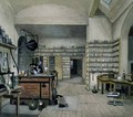 Michael Faraday 1791-1867 in his Basement Laboratory 1852 - Harriet Jane Moore