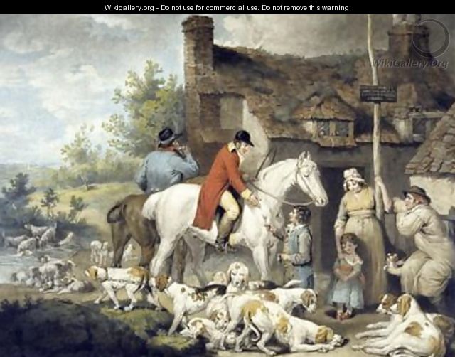 Outside a Country Alehouse - (after) Morland, G. & Ward, J.