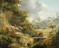 Foxhunting in Hilly Country - George Morland