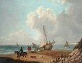 Fisherfolk Unloading their Catch in Freshwater Bay Isle of Wight - George Morland