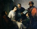 The Letter of the Volunteer from the Front to the Family 1861 - Giuseppe Moricci
