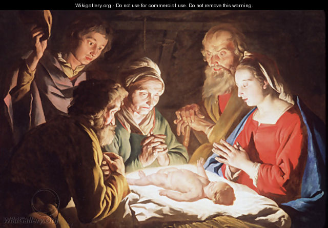 1635-40 The Adoration of the Shepherds - Matthias Stomer