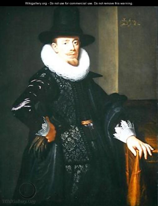 A Portrait of a Gentleman 1621 - Paulus Moreelse