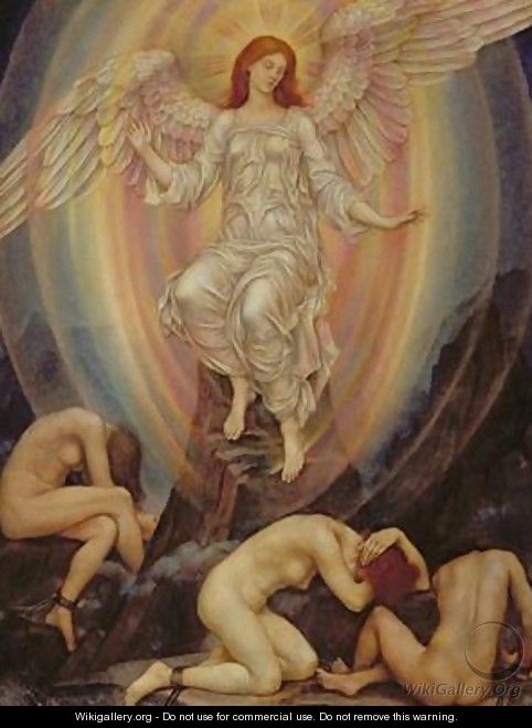 The Light Shineth in Darkness and the Darkness Comprehendeth It Not 1906 - Evelyn Pickering De Morgan