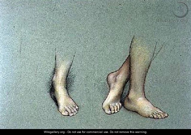 Study of Feet - Evelyn Pickering De Morgan