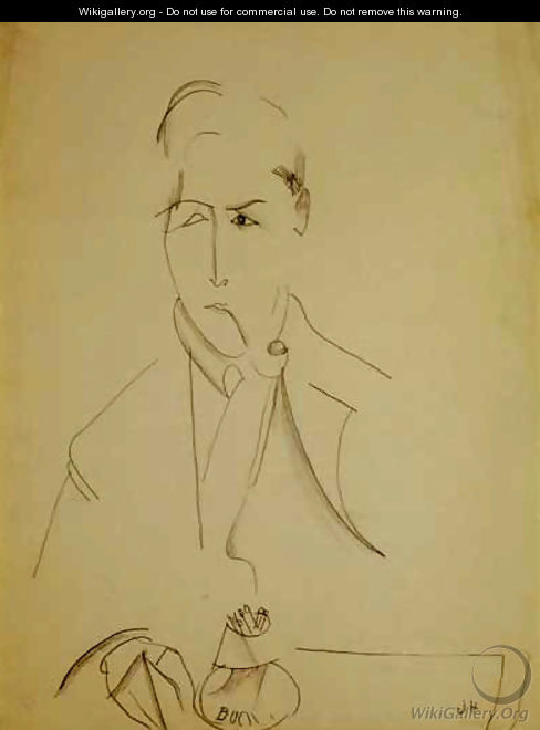 Modigliani with the pipe - Amedeo Modigliani