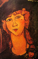 Head of a Woman in a Hat (aka Lolotte) - Amedeo Modigliani