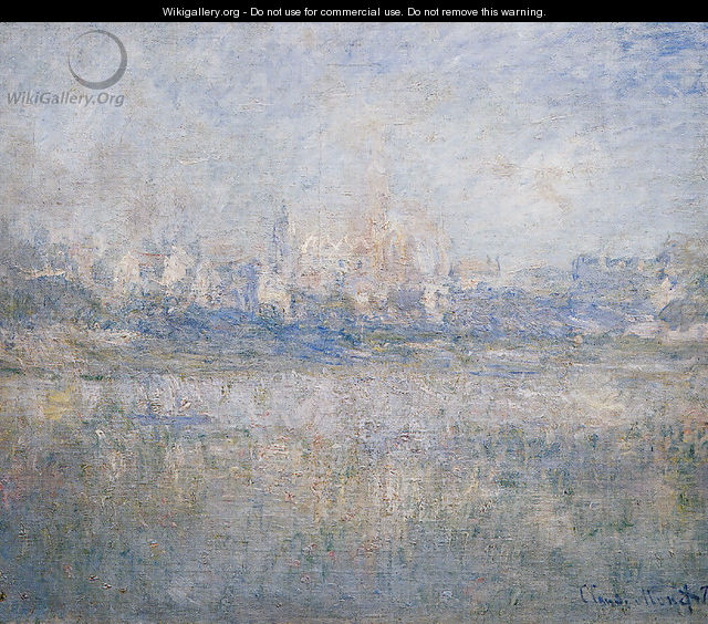 Véheuil dans le brouillard, 1879 - Claude Oscar Monet