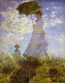 The Woman With The Parasol - Claude Oscar Monet