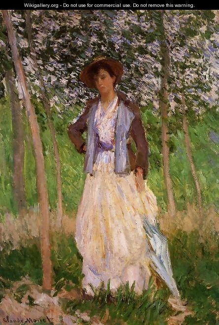 The Stoller (Suzanne Hoschede) - Claude Oscar Monet