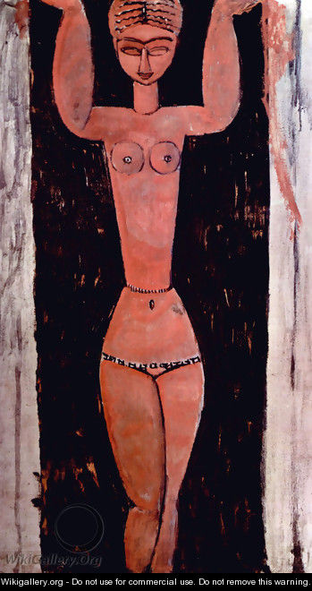 Standing Karyatide - Amedeo Modigliani