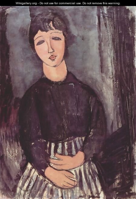 Portrait of a maid - Amedeo Modigliani