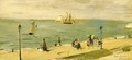 The Beach at Petit-Dalles - Berthe Morisot