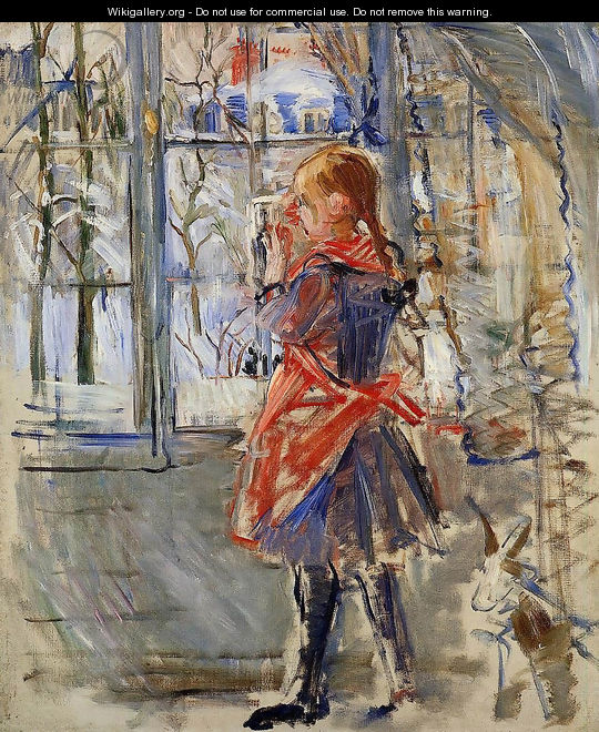Child with a Red Apron 2 - Berthe Morisot