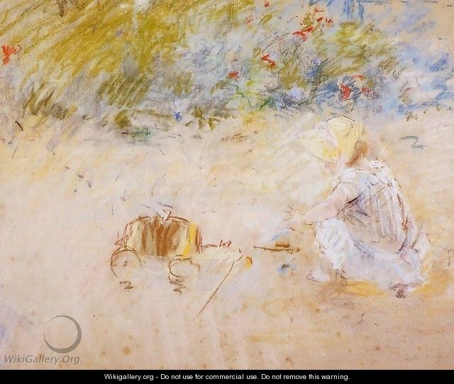 Child Playing in the Garden 2 - Berthe Morisot