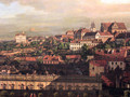 View on Warsaw from Royal Castle fragment - Bernardo Bellotto (Canaletto)