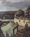 View from Pirna, Pirna, from the sun-stone fortress view, Detail 1 - Bernardo Bellotto (Canaletto)