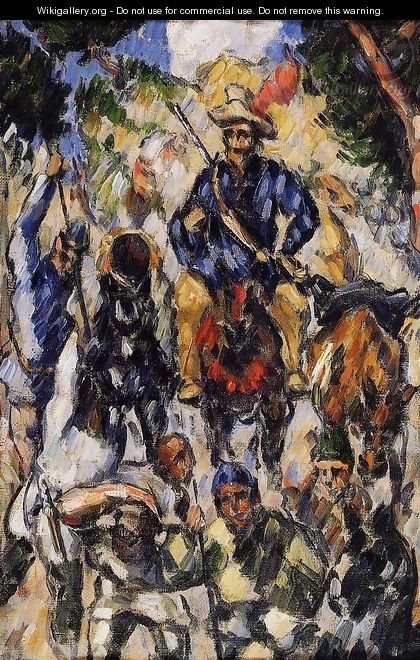 Don Quixote, Seen from the Front - Paul Cezanne