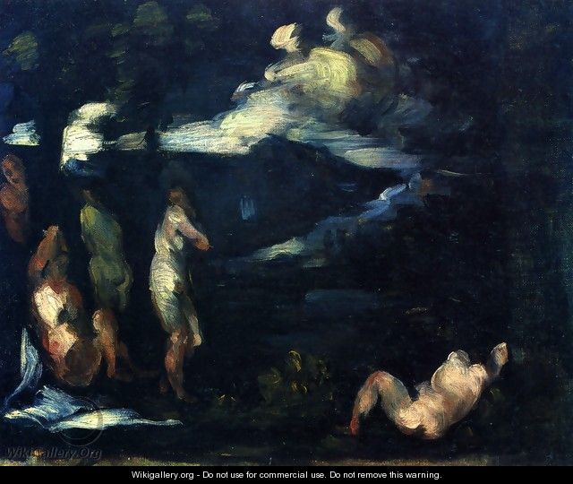 Bathers 9 - Paul Cezanne