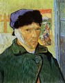 Self Portrait with Badaged Ear - Vincent Van Gogh