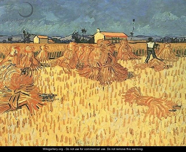 Récoltes en Provence 1888 - Vincent Van Gogh