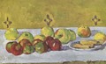 Still life with apples and biskuits - Paul Cezanne