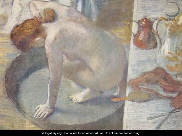 Woman in the Zuber - Edgar Degas