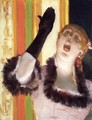 Singer with a Glove - Edgar Degas