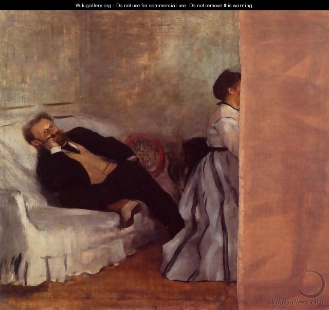 Portrait of Edouard Manet - Edgar Degas