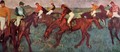 Jockeys training - Edgar Degas