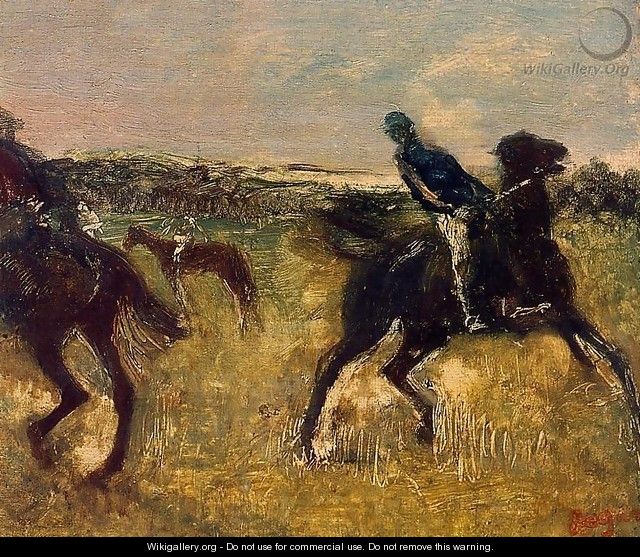 Jockeys 2 2 - Edgar Degas