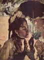 In the Tuileries woman with a parasol - Edgar Degas